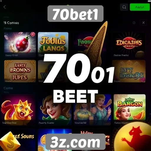 70bet1 : Plataforma 70bet1 oferece jogos de cassino diversificados